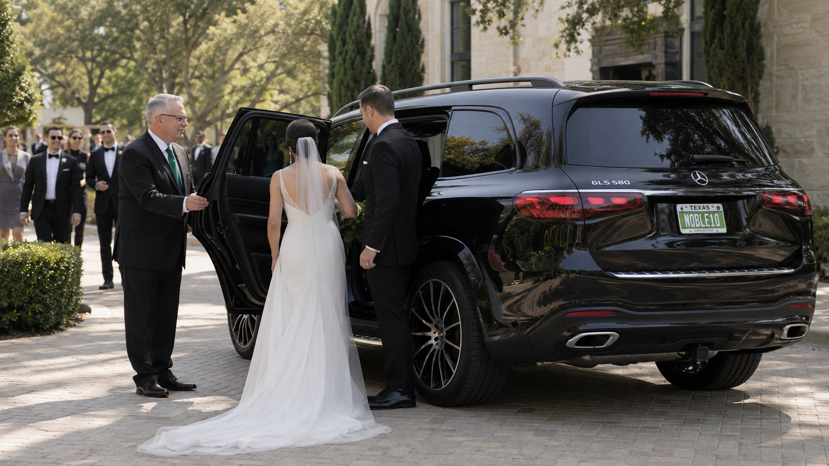 Mercedes-Benz GLS 580 NOBLE10 at a private event venue, Noble InMotion