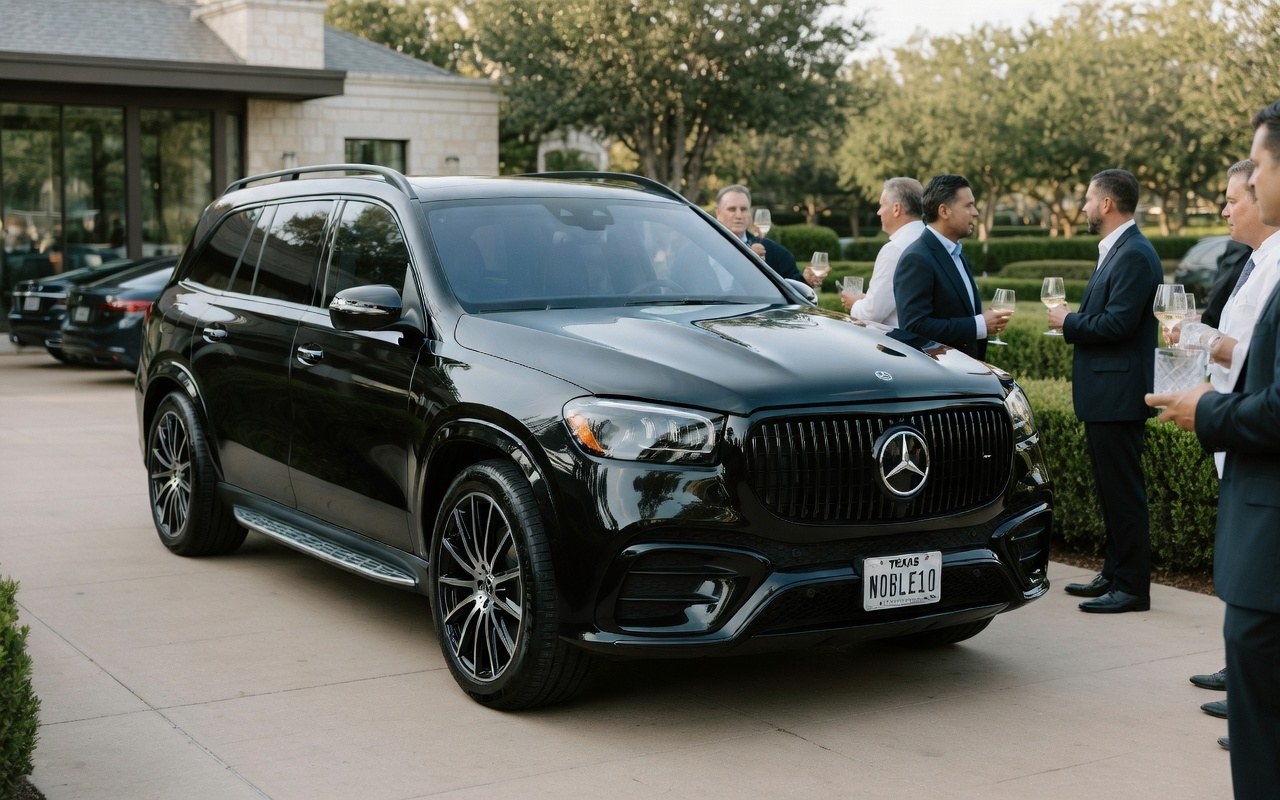 Noble InMotion hourly chauffeur service, Mercedes-Benz GLS 580